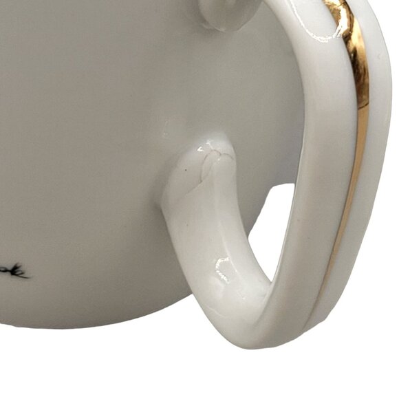 Robert Mayokok Porcelain Plate Ashtray and Coffee Mugs Set 1950s - Picture 11 of 11